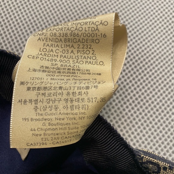 GUCCI SNAPBACK (BLUE MONOGRAM) - Picture 14 of 15